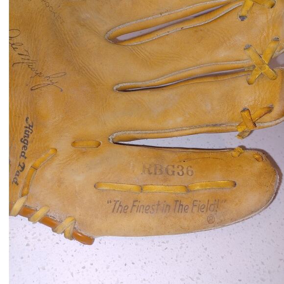 Vintage Rawlings Baseball Glove RGB36 Dale Murphy - Picture 3 of 7